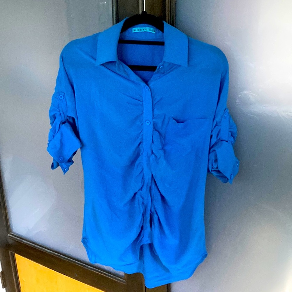 Alice + Olivia silk blouse